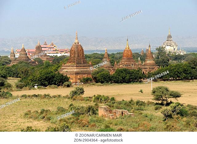 View from Shwehsandaw Pagoda, Bagan, Myanmar