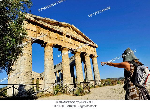 Italy, Sicily, Segesta, the Greek Temple ruins