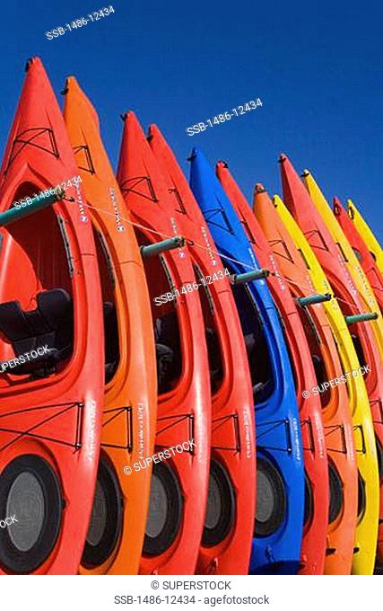 Kayak Rental, Embarcadero, City of Morro Bay, San Luis Obispo County, California, USA