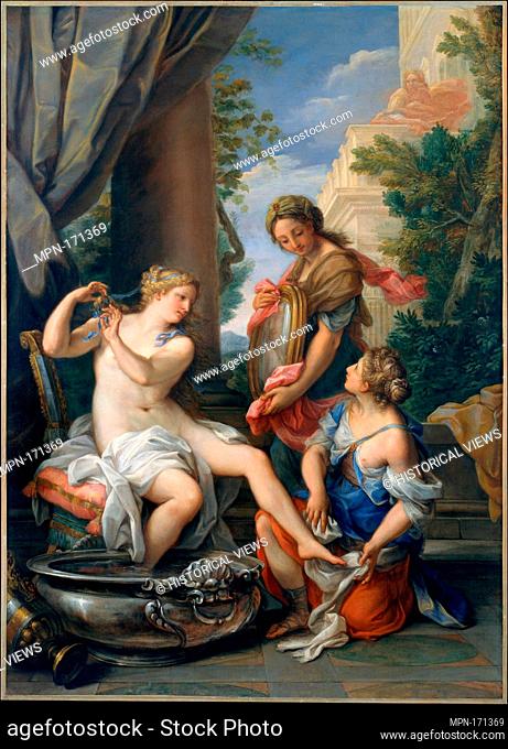 Bathsheba at Her Bath. Artist: Giuseppe Bartolomeo Chiari (Italian, Lucca or Rome 1654-1727 Rome); Date: ca. 1700; Medium: Oil on canvas; Dimensions: 53 1/2 x...