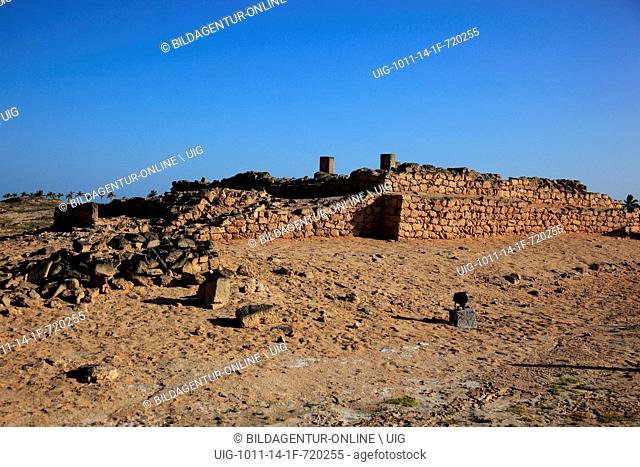 Settlement leftovers of the town and incense harbour of Al-Baleed, Unesco world cultural heritage, Salalah, Oman