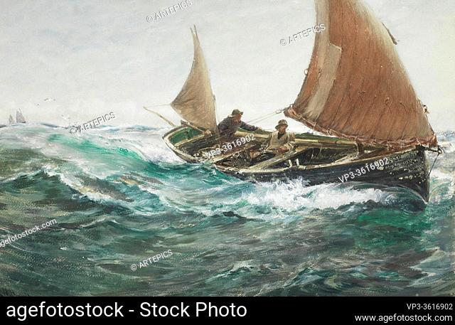 Hemy Charles Napier - off to the Fishing Grounds 2 - British School - 19th Century