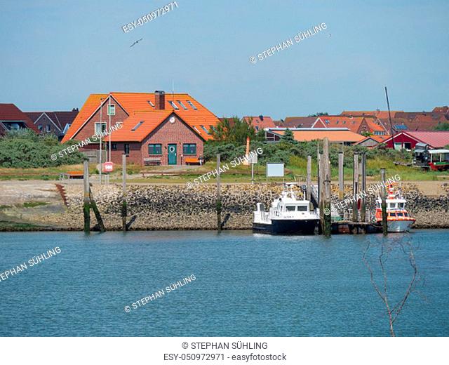 The small island of baltrum in the north sea