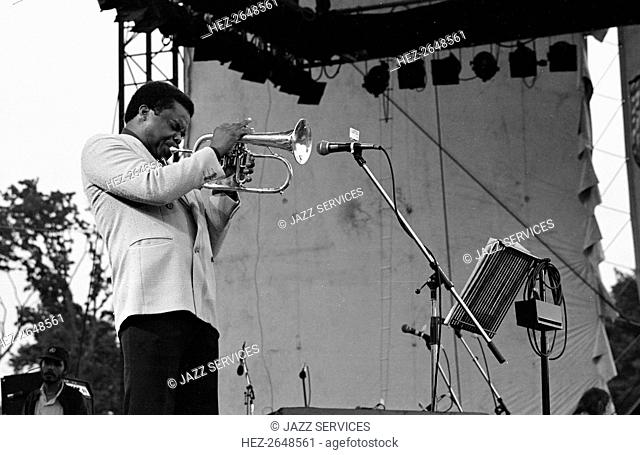 Freddie Hubbard, Knebworth Jazz Festival, Hertfordshire, July 1982.  Artist: Brian O'Connor