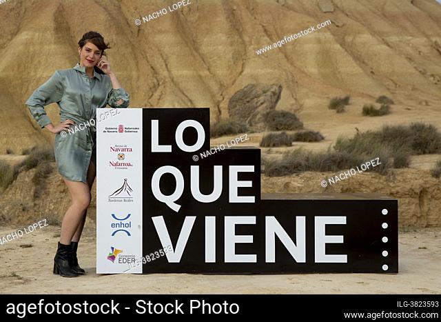 Ana Colom attends to La reina del pueblo premiere during the Lo que viene Film Festiva May 13, 2021 in Bardenas Reales, Spain Navarra, Spain
