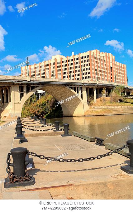 Allen’s Landing on Buffalo Bayou - Houston, TX. In 1836, August C. Allen and John K. Allen came ashore here and founded the City of Houston