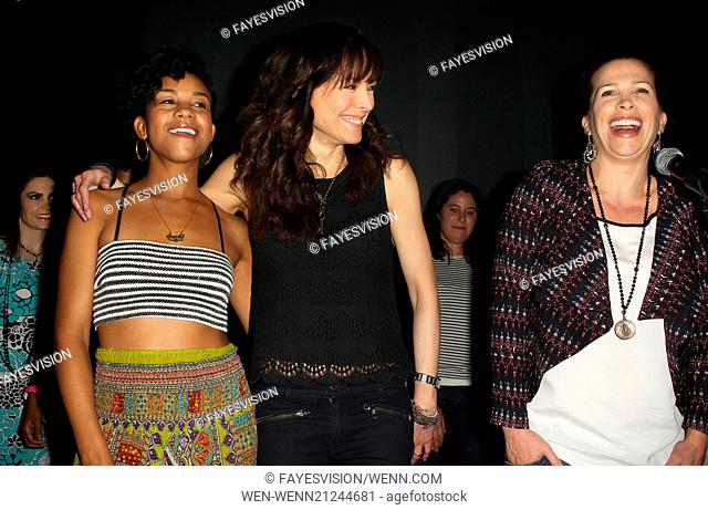 The 2014 Dinah Shore Weekend, Club Skirts ""Film Festival"" Featuring: Aasha Davis, Liz Vassey, Christina Cox Where: Palm Spings, California