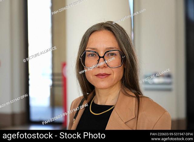 02 June 2022, Brandenburg, Potsdam: Angela Stief, director of the Albertina Modern Vienna, photographed at the Museum Barberini after a press conference on the...