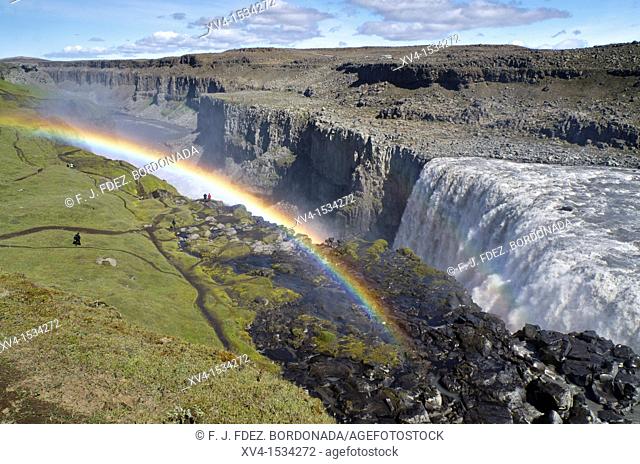 Dettifoss waterfall  Asbyrgi National Park  Iceland
