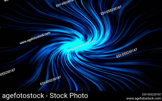 Abstract background with swirl elements. 3d render