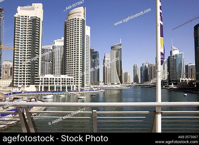 Dubai Marina in Dubai. UAE. Photo: André Maslennikov