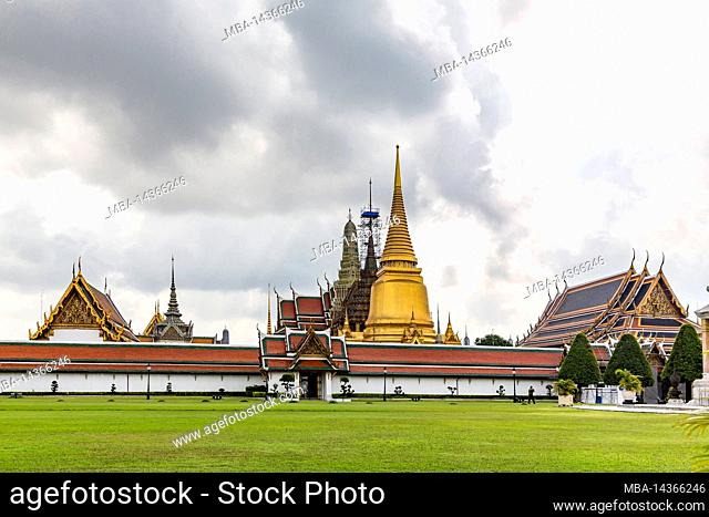 Royal Palace, Grand Palace, Wat Phra Kaeo, Temple of the Emerald Buddha, Bangkok, Thailand, Asia