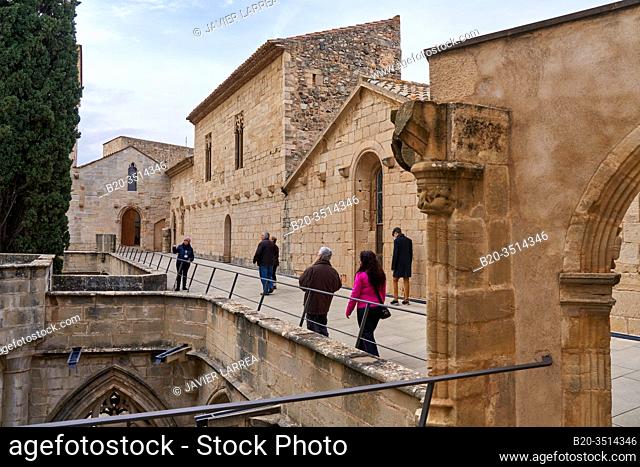 Monastery of Santa Maria de Poblet, Tarragona province, Catalonia, Spain, Europe