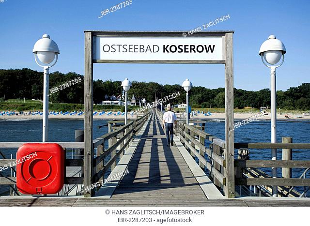 Beach of Koserow, Usedom Island, Mecklenburg-Western Pomerania, Germany, Europe