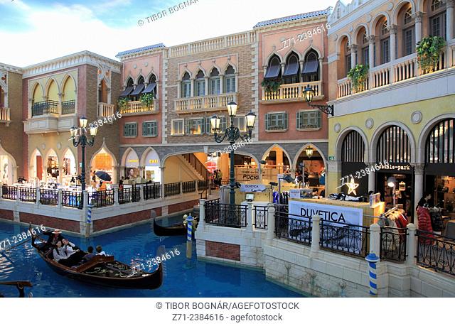 China, Macau, Venetian, resort, hotel, casino, interior