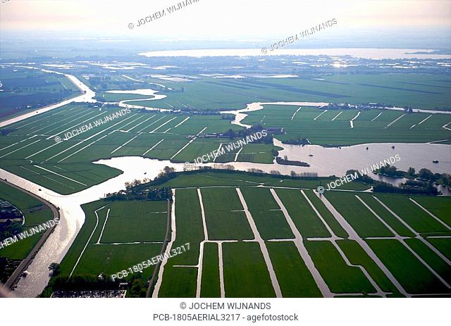 Holland, aerial view of the Groene Hart