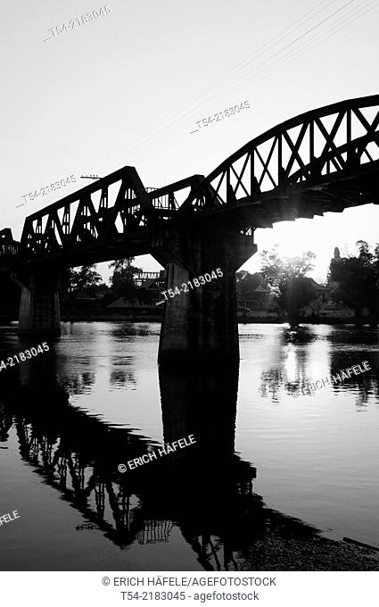 The River Kwai Bridge when the Night comes