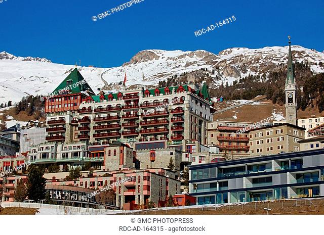 Hotel Badrutt Palace St Moritz Corviglia Engadin Graubunden Switzerland alps Graubünden