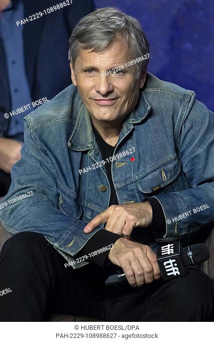 Viggo Mortensen attends the press conference of 'Green Book' during the 43rd Toronto International Film Festival, tiff, at Bell Lightbox in Toronto, Canada