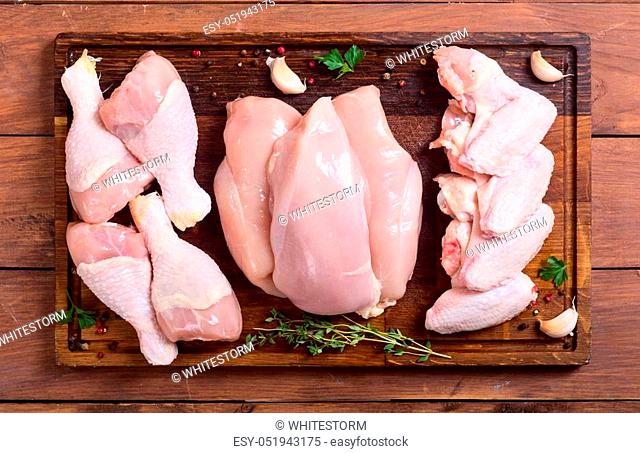 Raw chicken organic Stock Photos and Images | agefotostock
