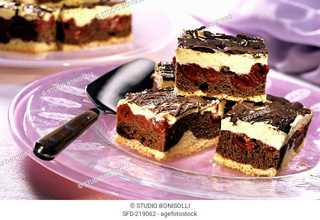 Chocolate & morello cherry cake (Waves on the Danube)