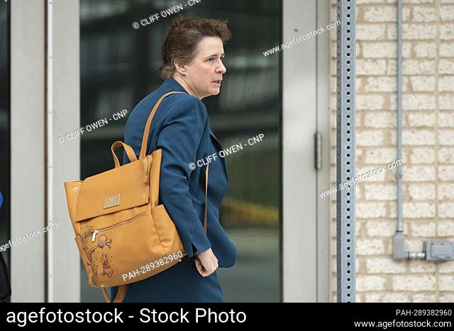 Fairfax County Circuit Court Judge Penny Azcarate arrives at the Fairfax County Courthouse, in Fairfax, to resume the civil trial between Johnny Depp and Amber...