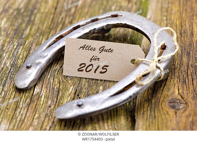 good luck for 2015 with talisman horseshoe