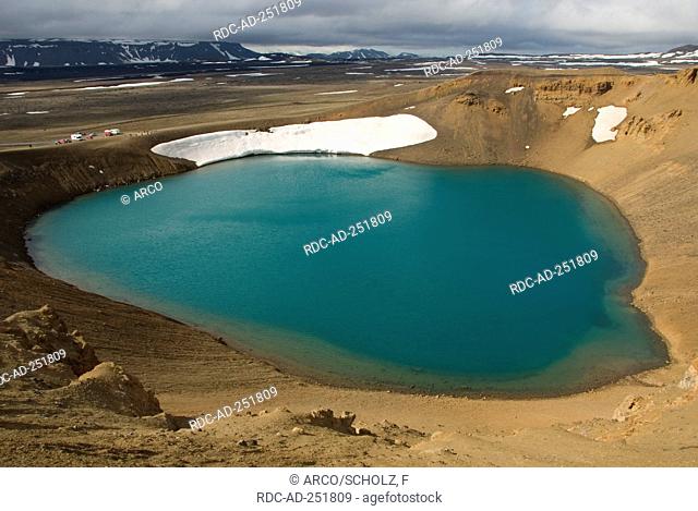 Stora Viti crater lake Krafla Iceland