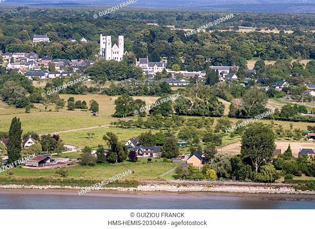 France, Seine Maritime, Norman Seine River Meanders Regional Nature Park, Jumieges, Saint Pierre abbey