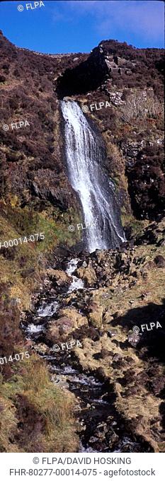 Waterfalls Waterfall from Loch at Bhaile Mhargaidh - Isle of Jura, Scotland