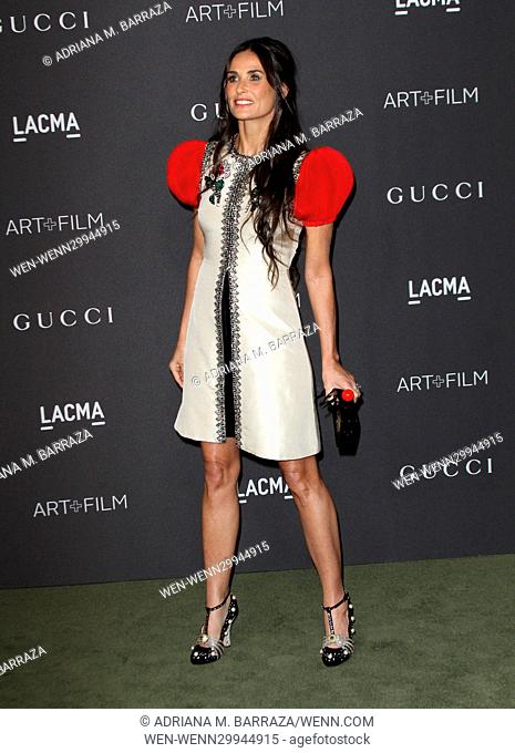 2016 LACMA Art + Film Gala held at the Los Angeles County Museum of Art Featuring: Demi Moore Where: Los Angeles, California