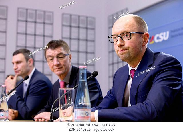 Berlin, Germany. February 17th, 2014. Press conference with the deputy chairman of the CDU / CSU parliamentary group, Andreas Schockenhoff