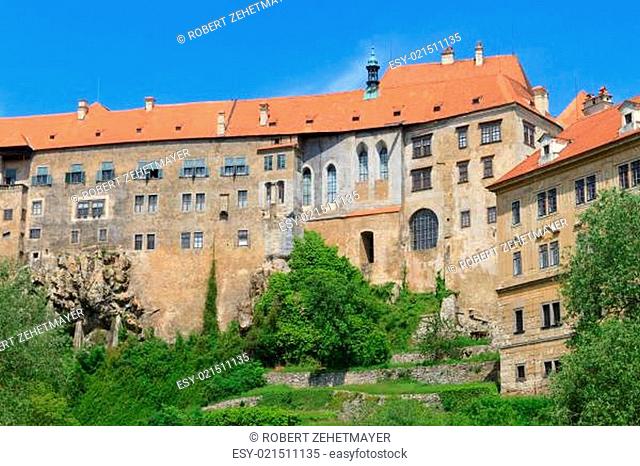 Cesky Krumlov / Krumau castle and tower, UNESCO World Heritage Site