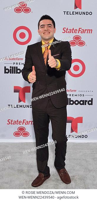 2015 Billboard Latin Music Awards presented by State Farm on Telemundo at the BankUnited Center - Arrivals Featuring: Jorge Valenzuela Where: Miami, Florida