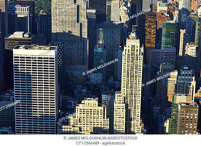 New York City, Manhattan, Skyline, Skyscrapers, Uptown