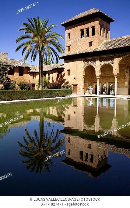 Partal, Torre de las Damas, Alhambra, Granada, Andalucia, Spain