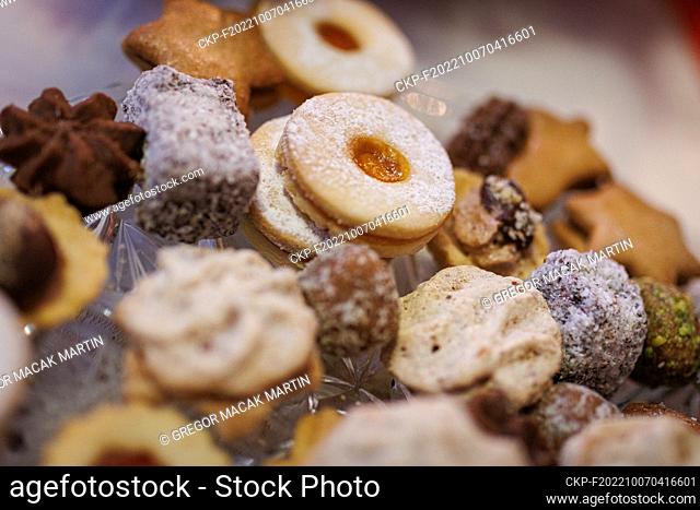 Traditional Czech Christmas sweets, in Prague, Czech Republic, December 25, 2021. (CTK Photo/Martin Macak Gregor)