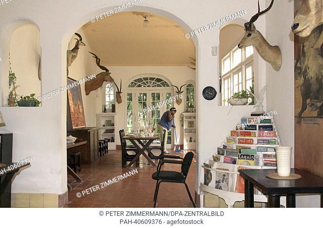 The Ernest Hemingway Museum, the Finca Vigia, former residency of the writer in San Francisco de Paula, about ten miles away from Havana