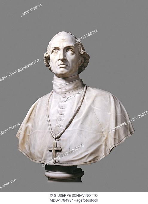 The Cardinal Bartolomeo Pacca, by Francesco Massimiliano Laboureur, 1816 - 1822, 19th Century, marble. Italy, Lazio, Rome