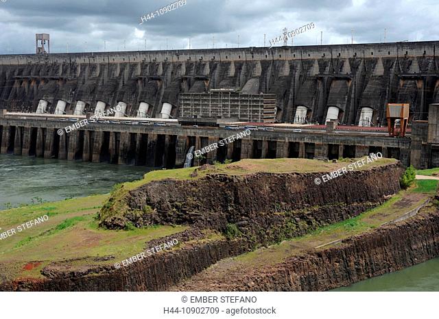 Brazil, Itaipu, dam, dam, energy, hydro electric, electricity, water, water power