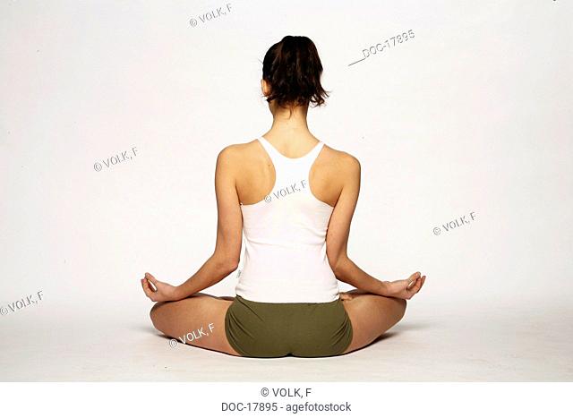 Yoga - woman - meditate