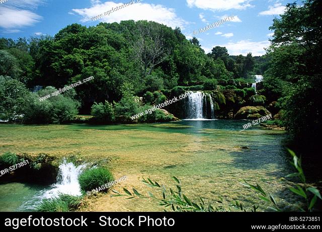 Krka Waterfalls, Krka National Park, Dalmatia, Croatia, Europe