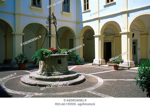 Courtyard Palazzo San Francesco Sant Agata dei Goti Campania Italy