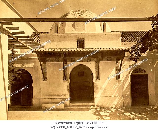 Algiers, Arab Court, Neurdein brothers 1860 1890, the Neurdein photographs of Algeria including Byzantine and Roman ruins in Tébessa and Thamugadi; mosques