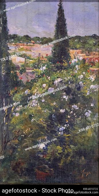 landscape, Gaspar Terrassa Mas, 1905, oil on canvas, Museu de Mallorca, Palma, Majorca, Spain
