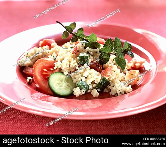 Couscous salad with mint