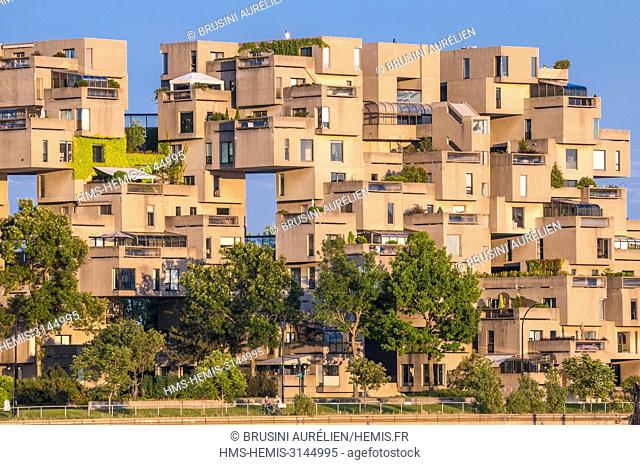 Canada, Province of Quebec, Montreal, Habitat 67, or simply Habitat, is a model community and housing complex in Montreal, Canada