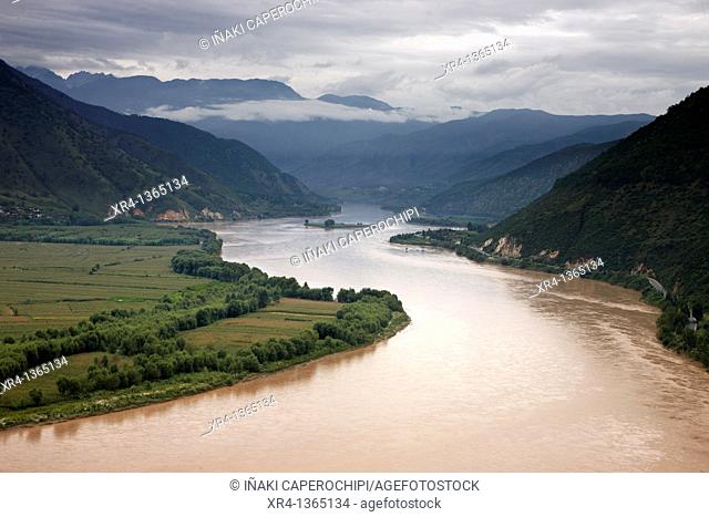 First Bend of the Yangtze, Yangtze, Shiguo, Yunnan, China