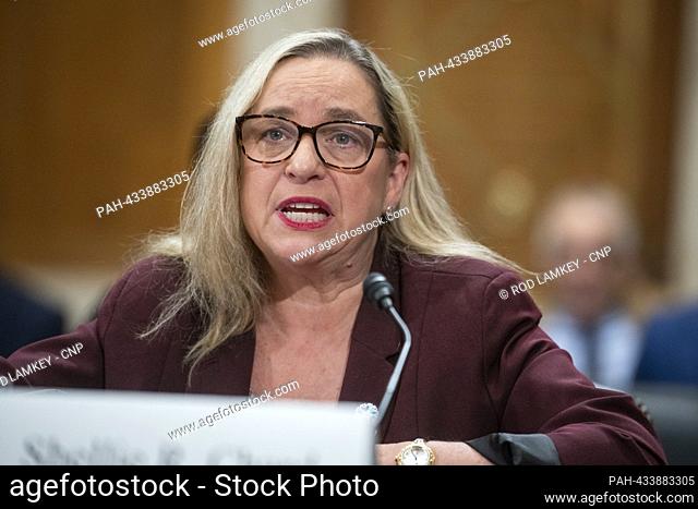 Shellie R. Chard, Director, Water Quality Division, Oklahoma Department of Environmental Quality responds to questions during a Senate Committee on Environment...