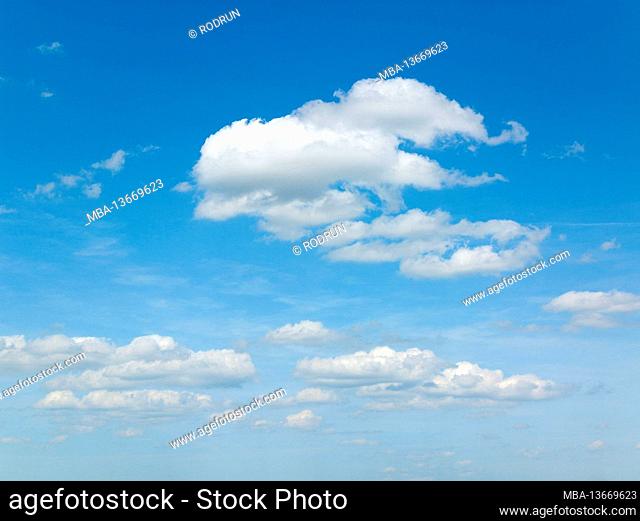 Germany, Baden-Wuerttemberg, blue sky with white clouds